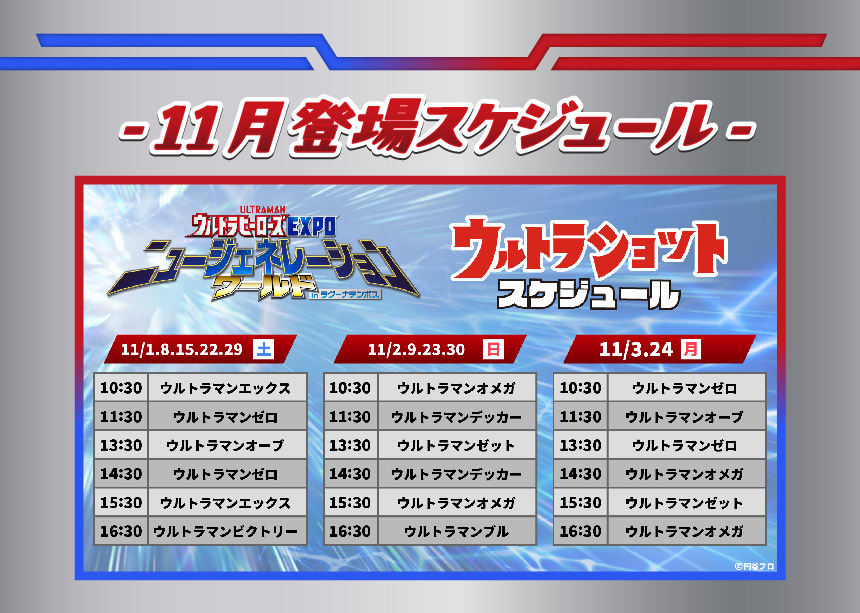 11月スケジュール