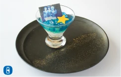 夜空に輝くスタァ☆きらめく星空ゼリー_オバレ