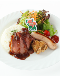 リトルハナガシラのお肉プレート