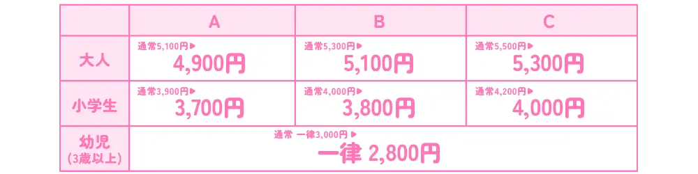パスポート料金表