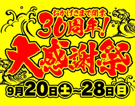 30周年大感謝祭