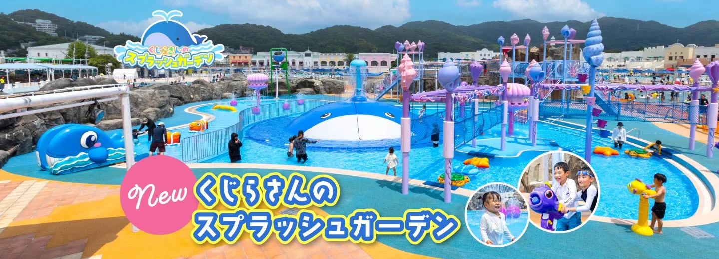 くじらさんのスプラッシュガーデン