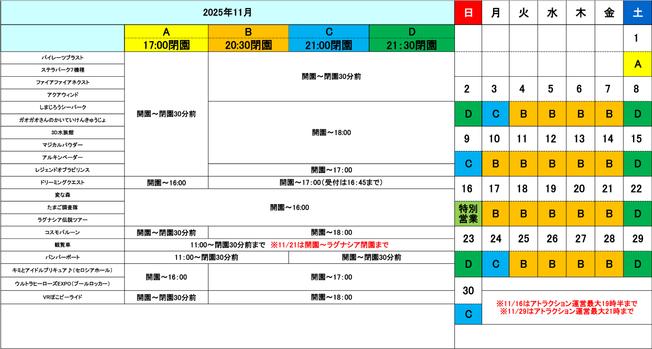アトラクション