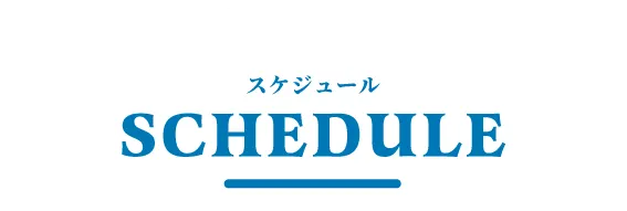 スケジュール